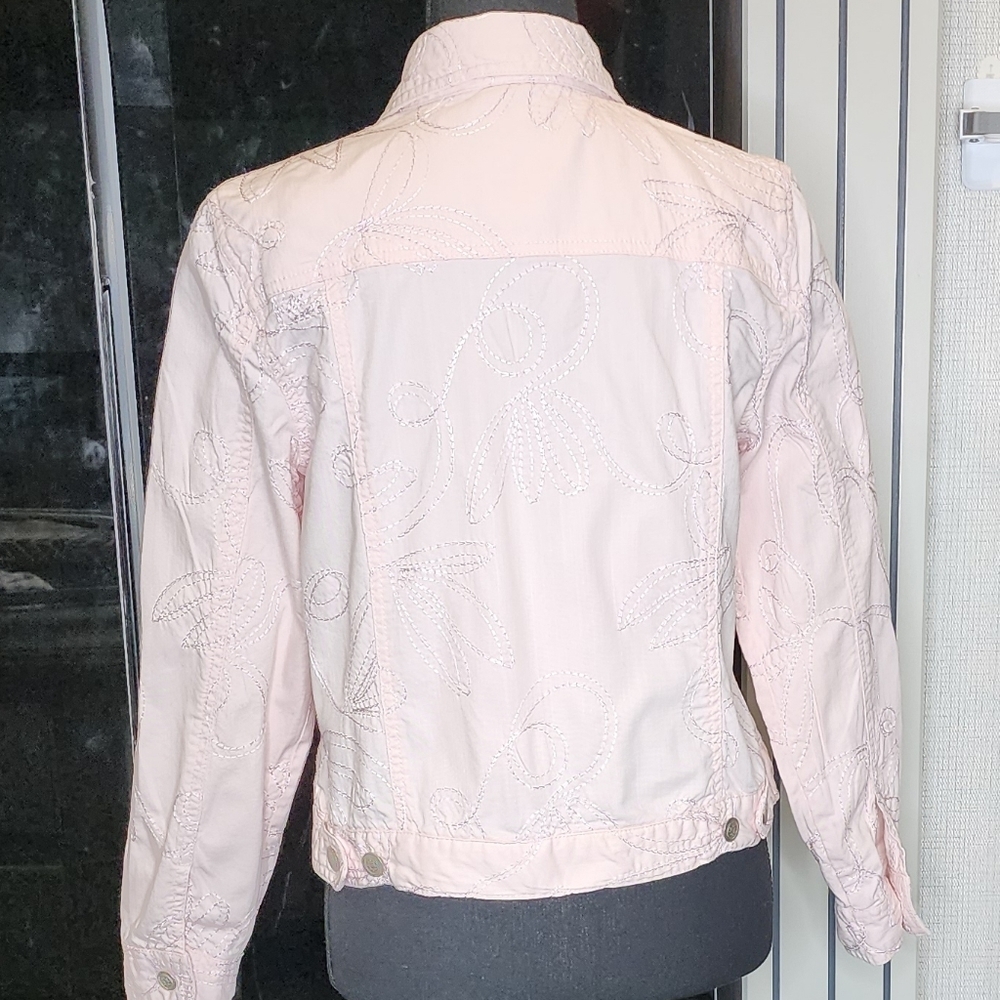 Ruby Rd Light Pink Jean Jacket - image 3